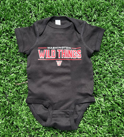 Black Bold Baby Onesie