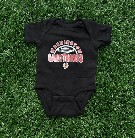 Black Bubble Baby Onesie