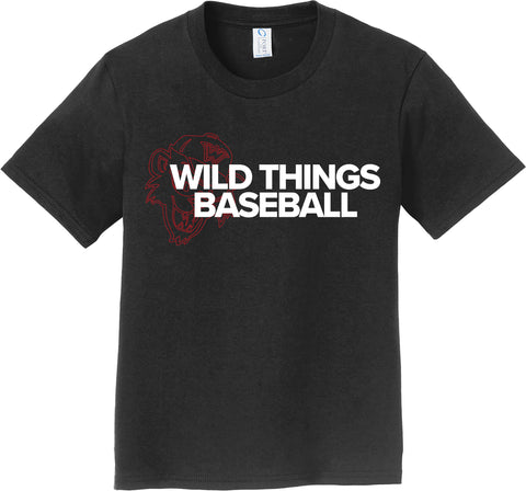 Youth Blackout Baseball T-Shirt