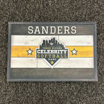 Autographed Celebrity Softball Plaque