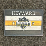 Autographed Celebrity Softball Plaque