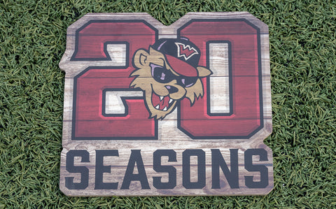 20 Seasons Wood Sign