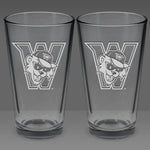 16oz. Drinking Glass - Set of 2
