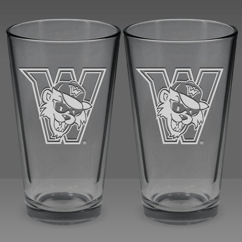 16oz. Drinking Glass - Set of 2